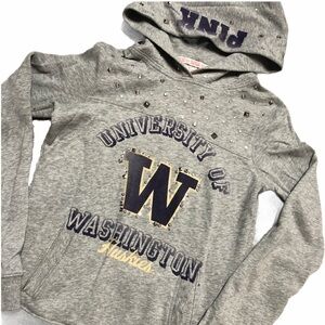 PINK University of Washington bling hoodie sweater